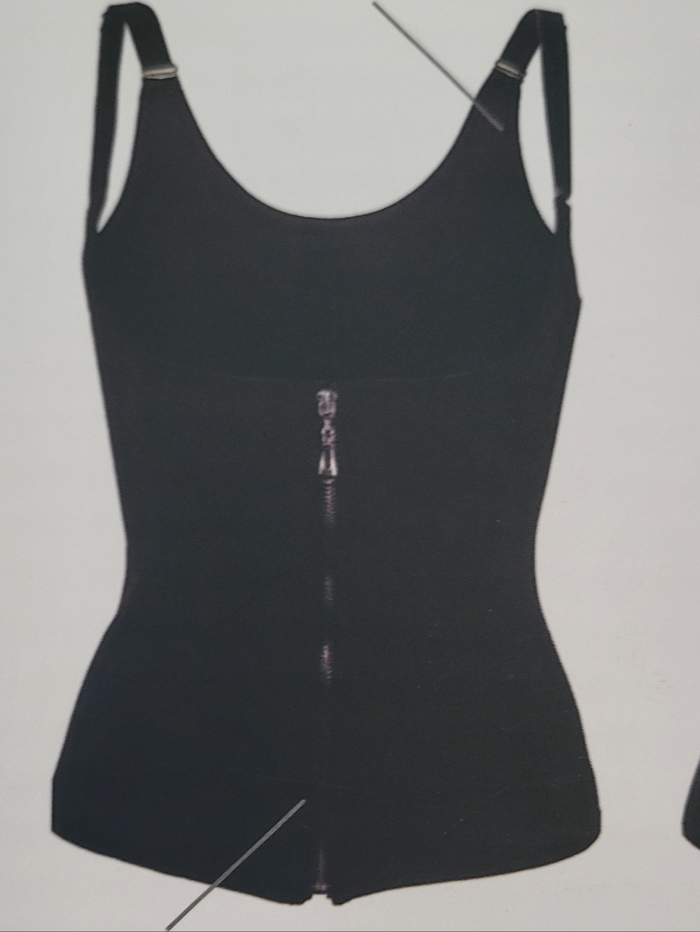 Danskin Zip Up Vest Adjustable Strap Waist Fitness Trainer
